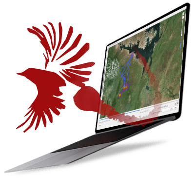 Firetail running on a laptop