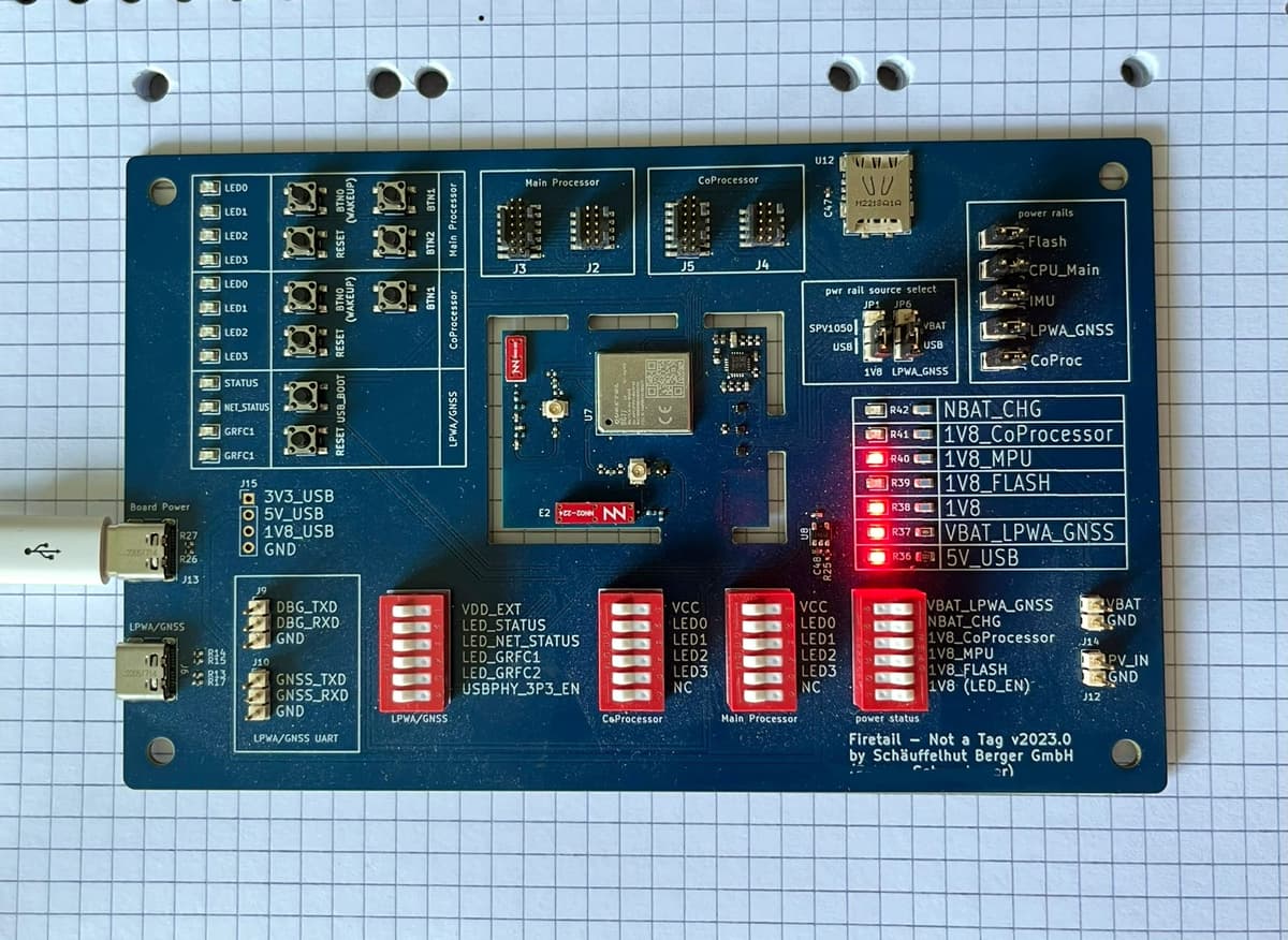 Not a Tag — Firetail development board