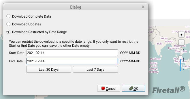 Loading Movebank data by time range