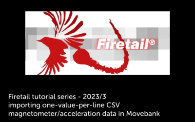 Tutorial: csv magnetometer/acceleration uploads to Movebank